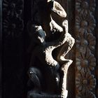 Myanmar window shutter carving