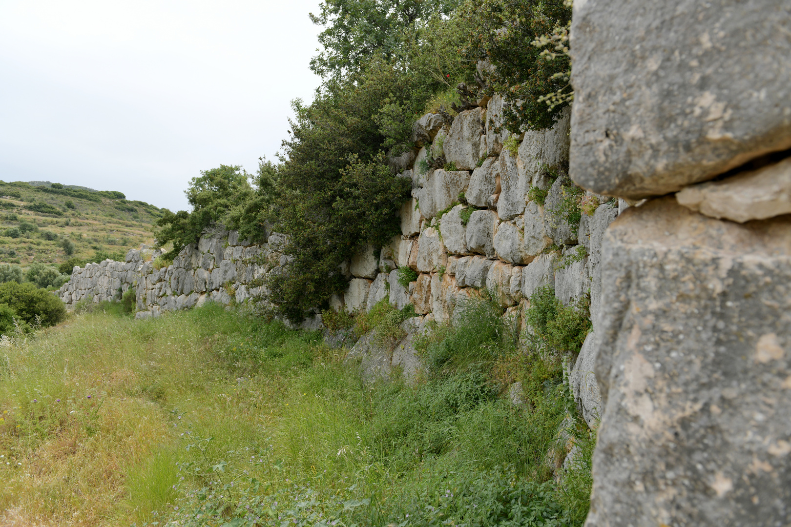 Mykene: Ringmauer (Teilansicht)