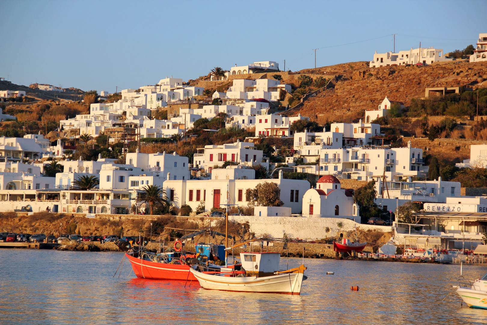 Mykonos - beginnender Sonnenuntergang