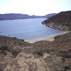 Mykonos - ein menschenleerer Strand trotz Hochsaison