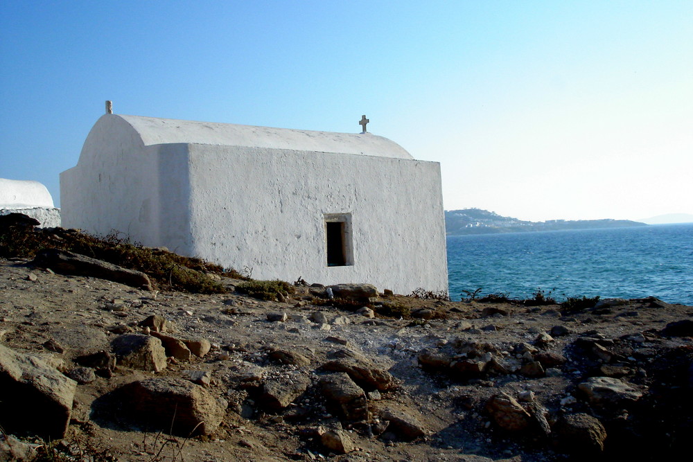 Mykonos: griechisch-orthodoxe Kapelle