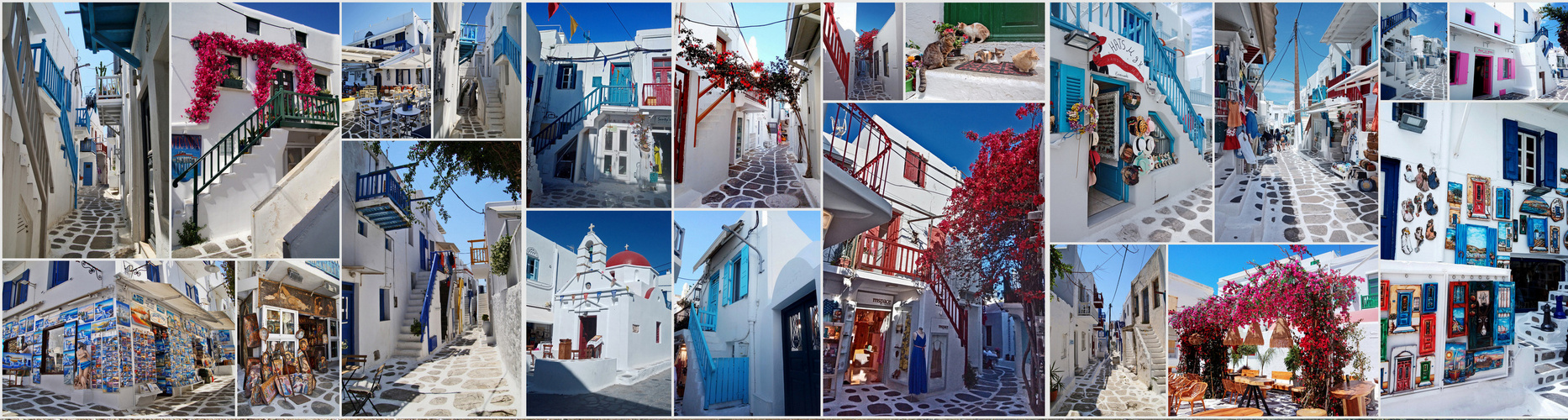 Mykonos-Stadt-Impressionen