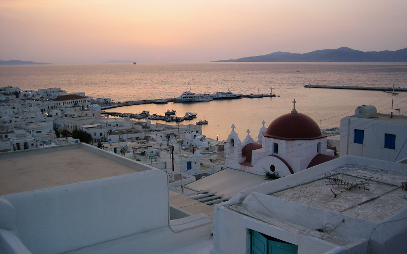 mykonos sunset