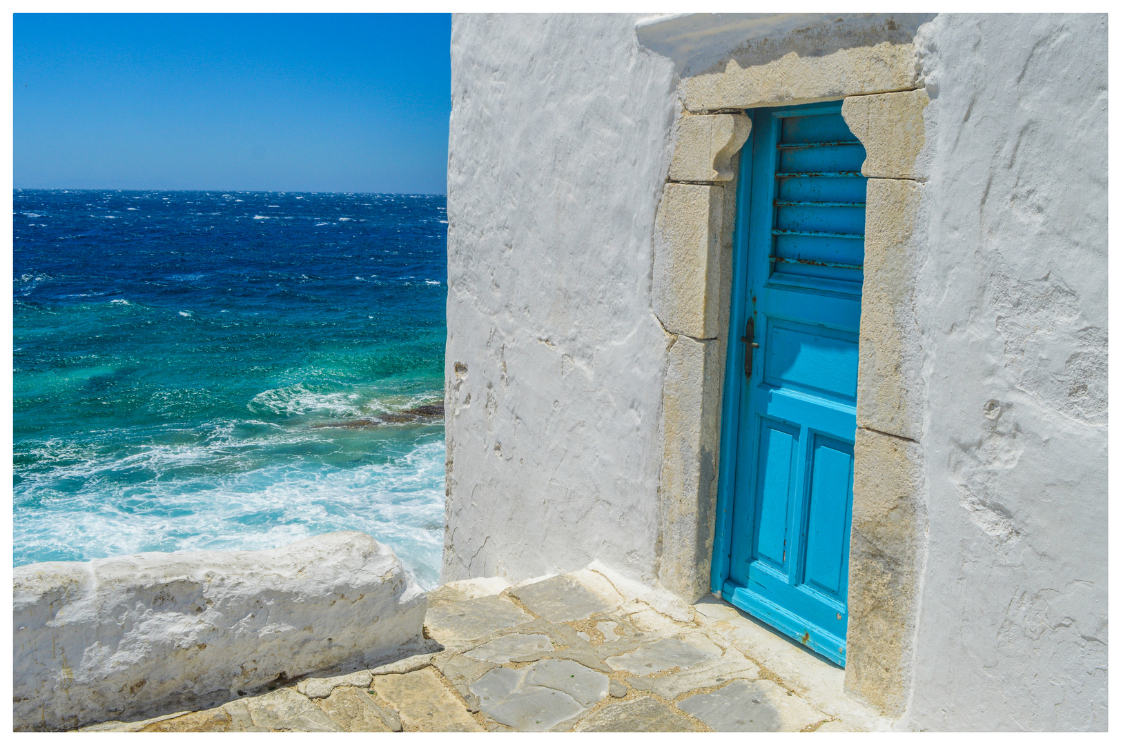 Mykonos: the door on the Aegean