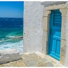 Mykonos: the door on the Aegean