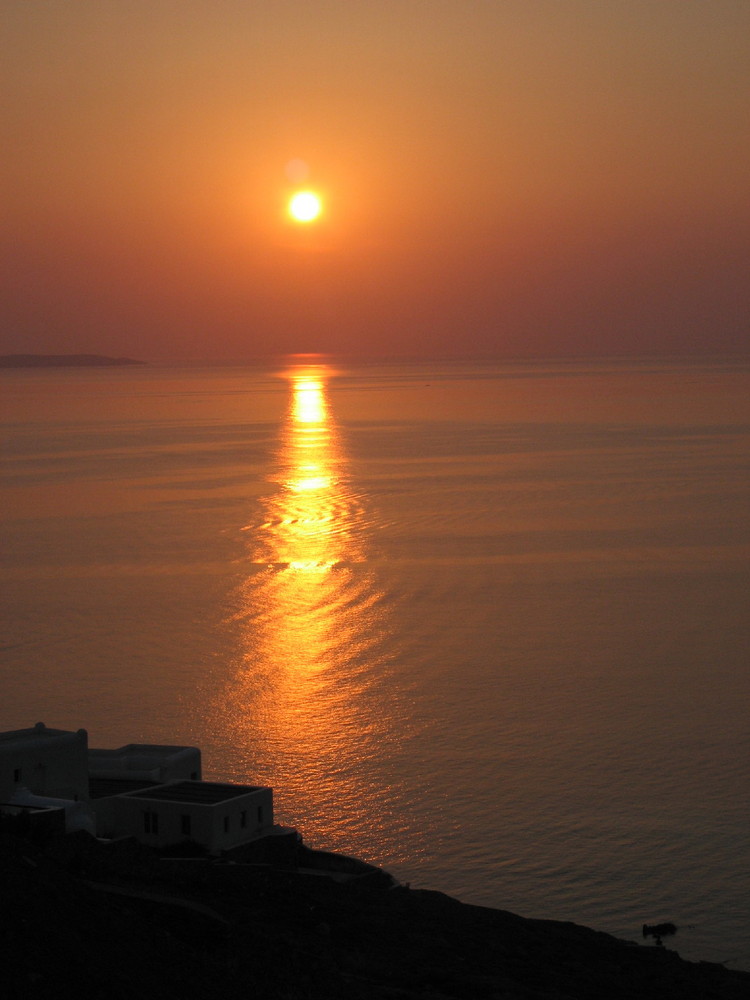 Mykonos -   und noch ein Sonnenuntergang