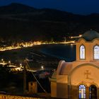 Mylopotas Beach in der Nacht