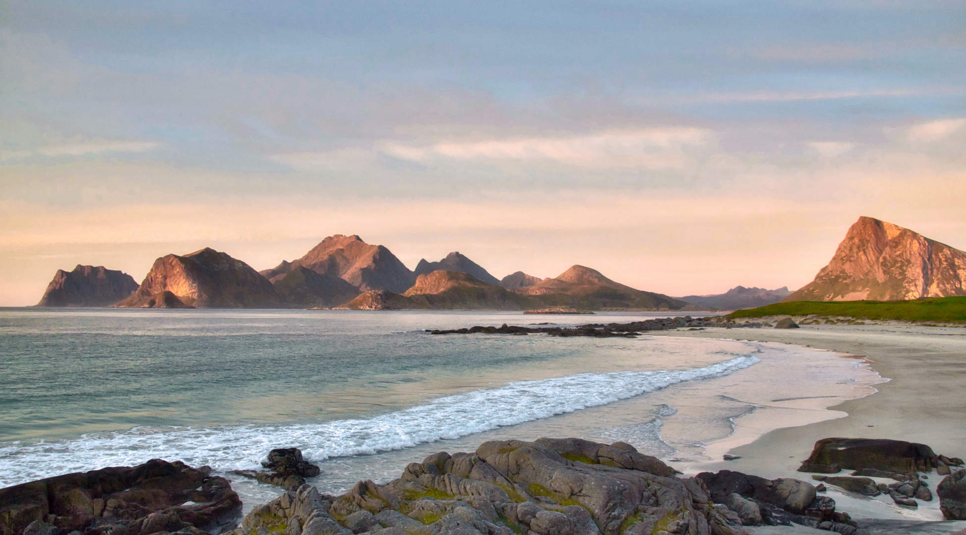 Myrland-Beach, Lofoten / Norwegen