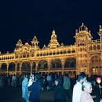 Mysore Palace am Sonntagabend