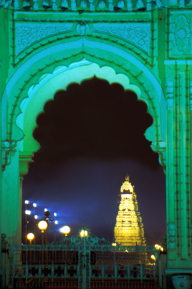 Mysore Palace by night