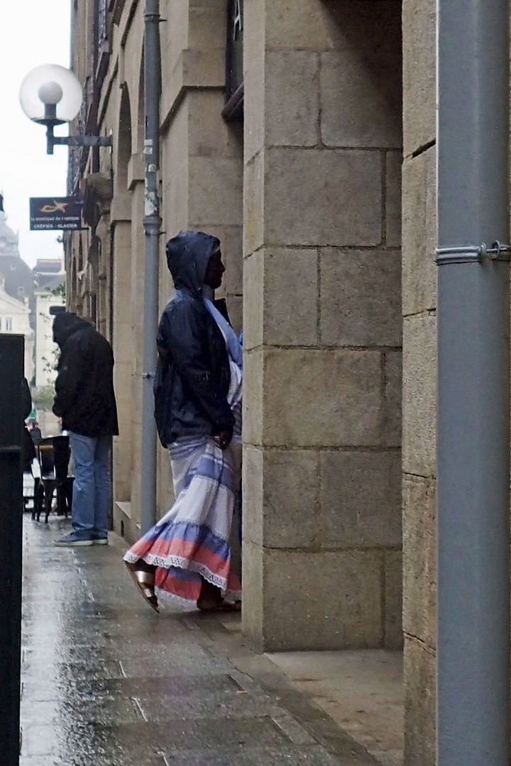 mystère et gouttes de pluie