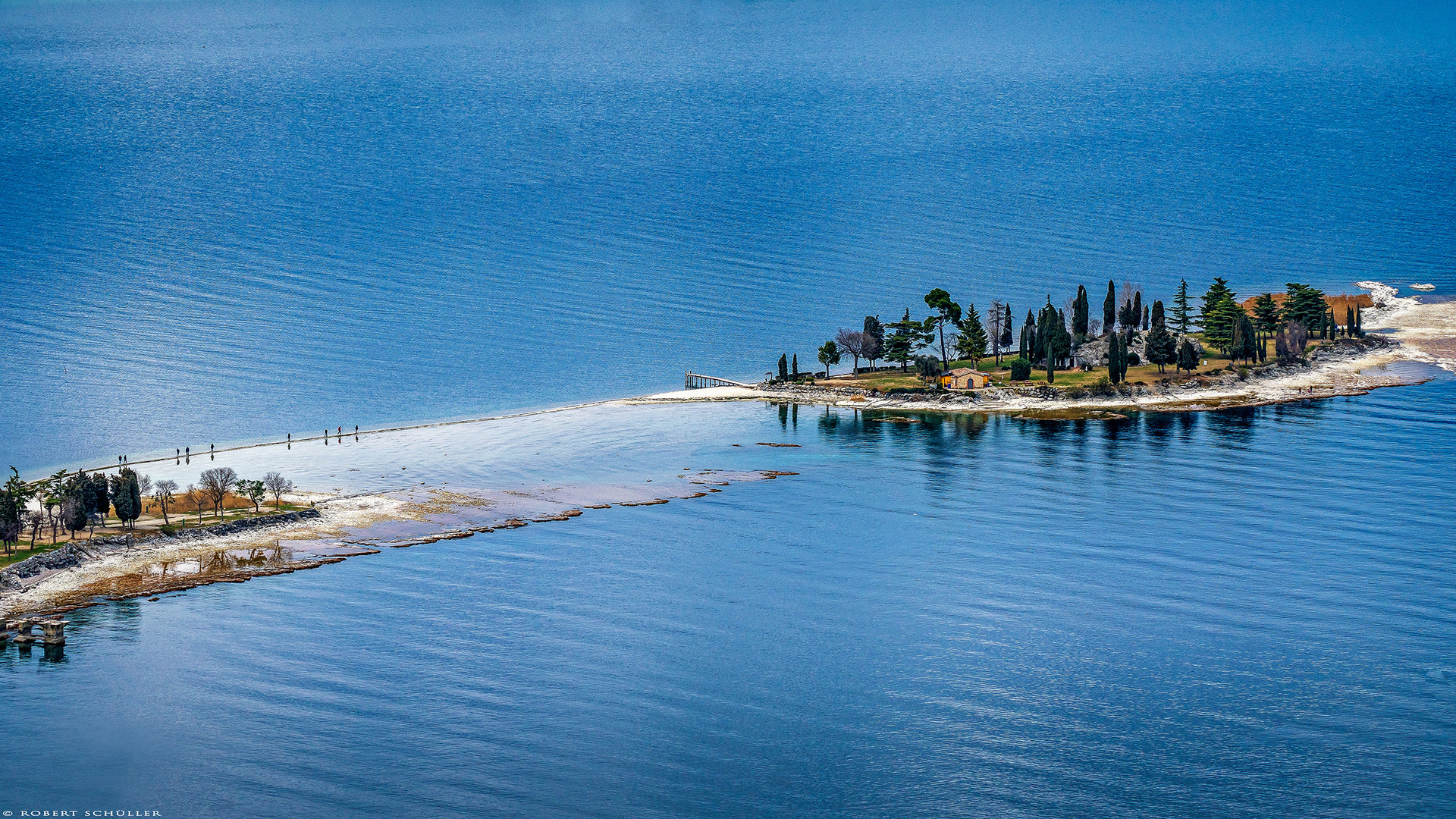 Mysteriöser Pfad zur Insel San Biagio am Gardasee