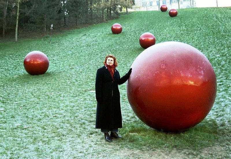 Mysterious Frozen Red Globes I