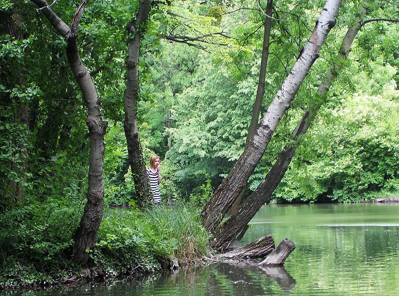 Mysterious Girl At The Lake II