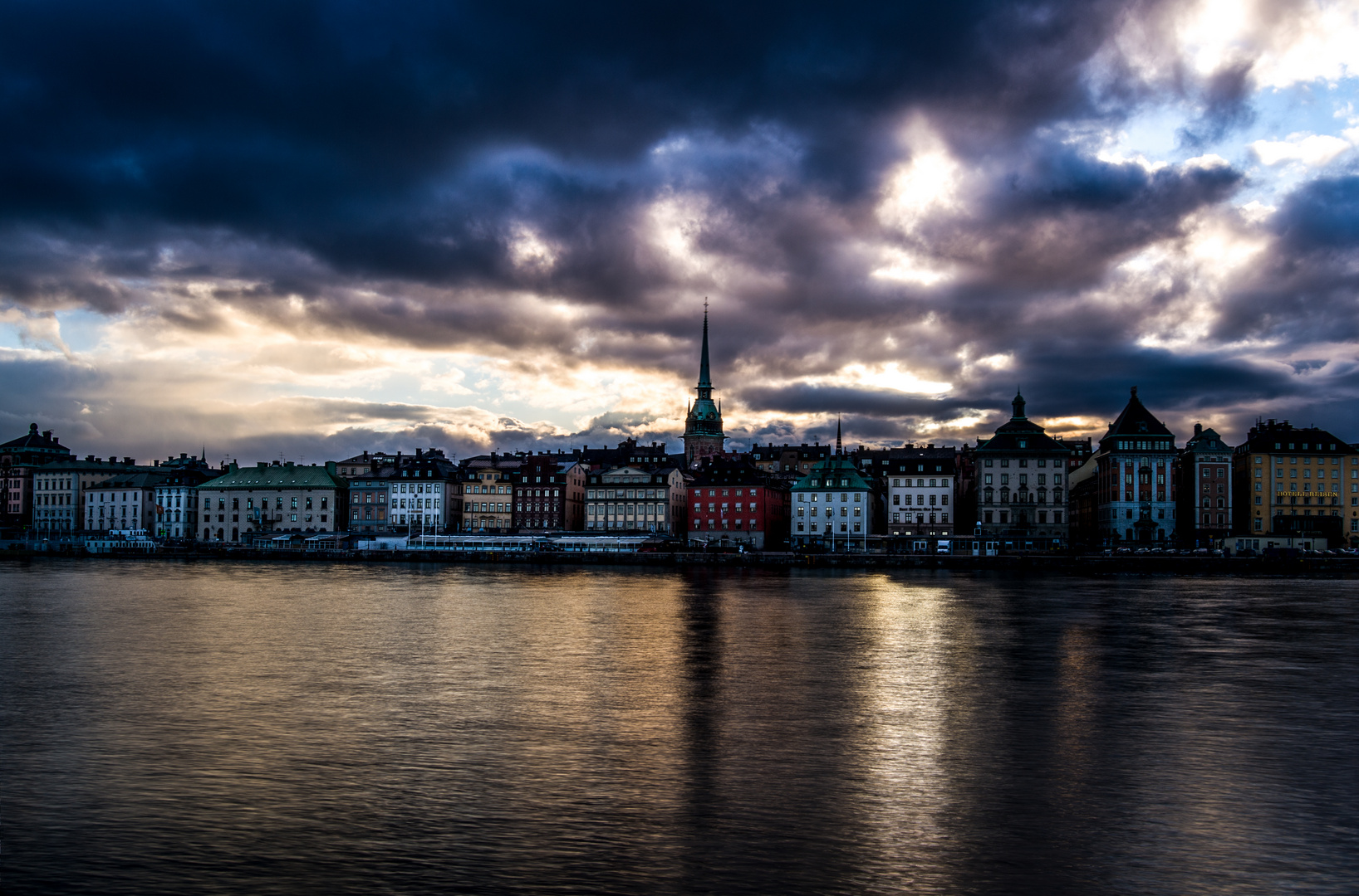 Mysterious Skyline of Gamla Stan