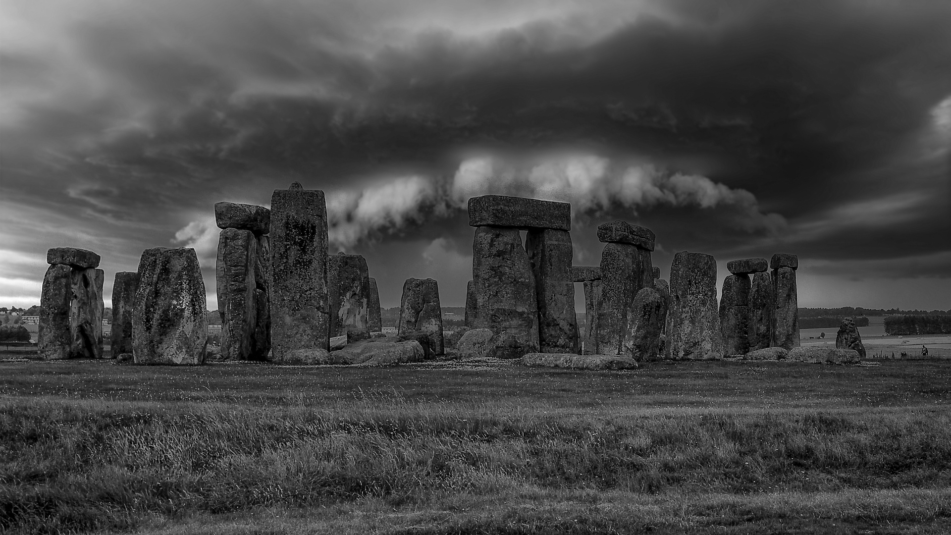 mysterious stone circle