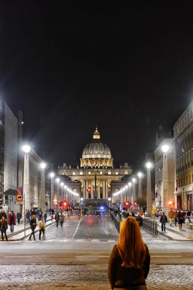 mystic girl at the Vatican