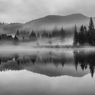 mystic lake b&w II