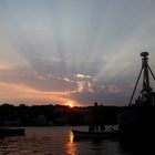 Mystic Seaport Sonnenuntergang