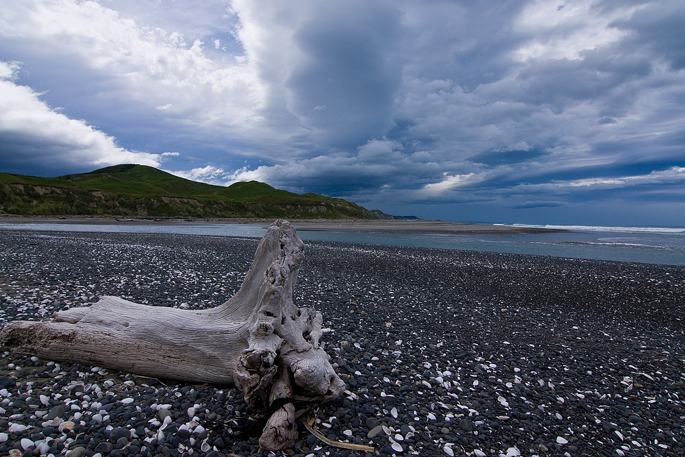 Mystical Light On Beach