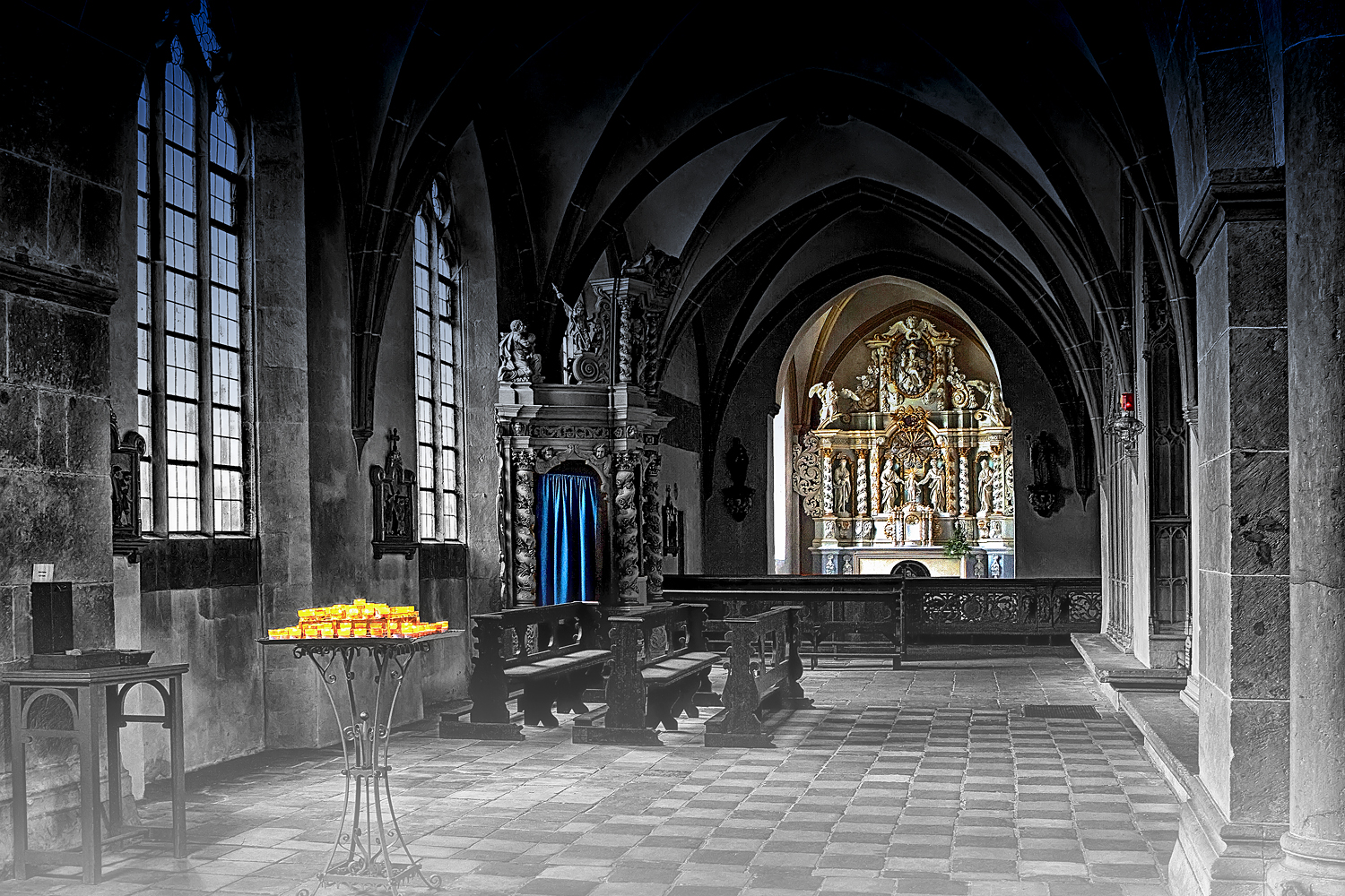 Mystisch Foto & Bild architektur, sakralbauten, colorkey Bilder auf