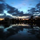 Mystische Abendstimmung am Hafen (Cape Coral, Florida)