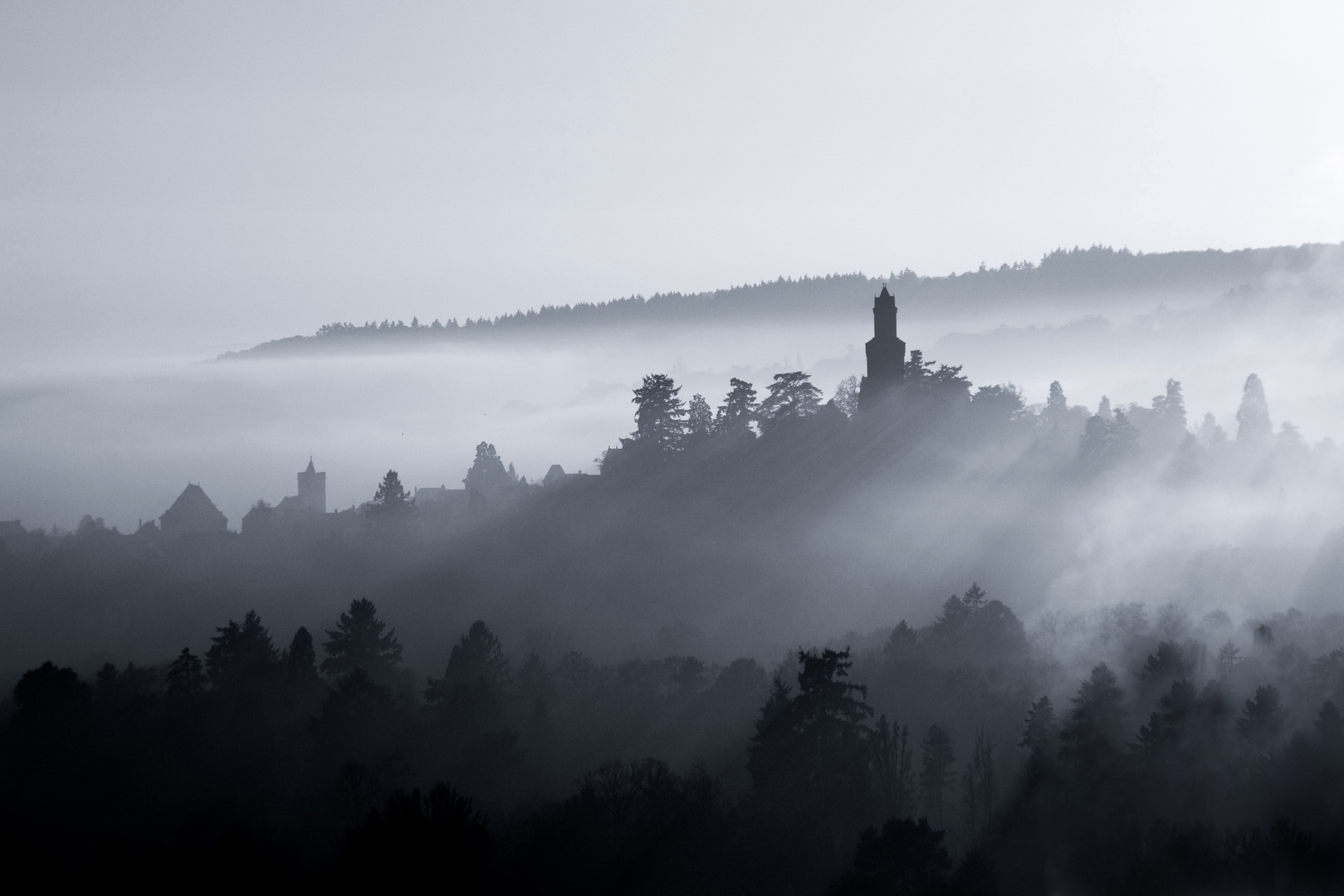 mystische Abendstimmung in Kronberg