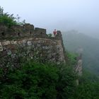 Mystische Mauer mit Maßstab