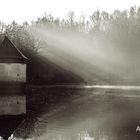 Mystische Stimmung am alten Pumpenhaus