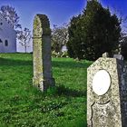 Mystische Stimmung auf altem dänischen Friedhof