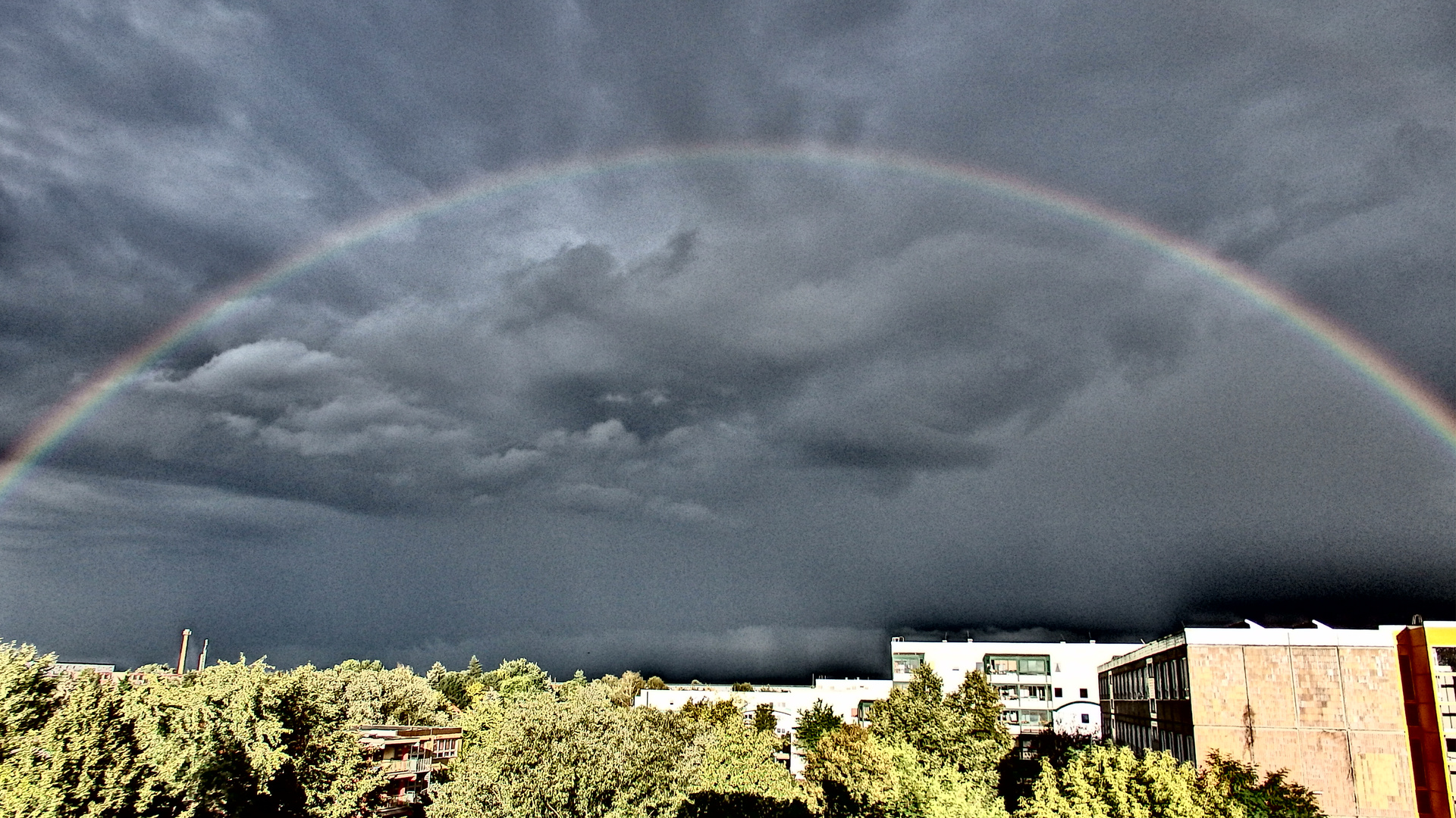 Mystische Stimmung nach Gewitter