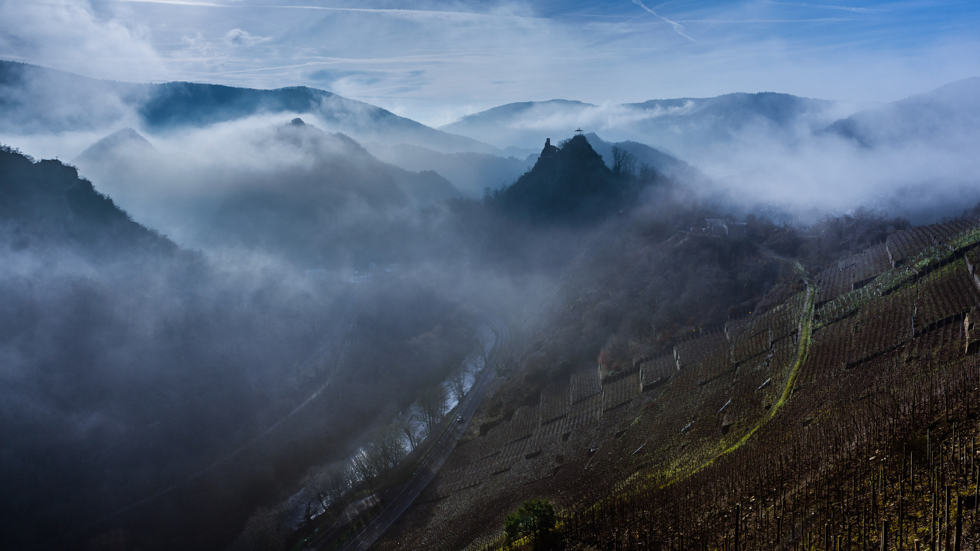 Mystische Winterlandschaft 