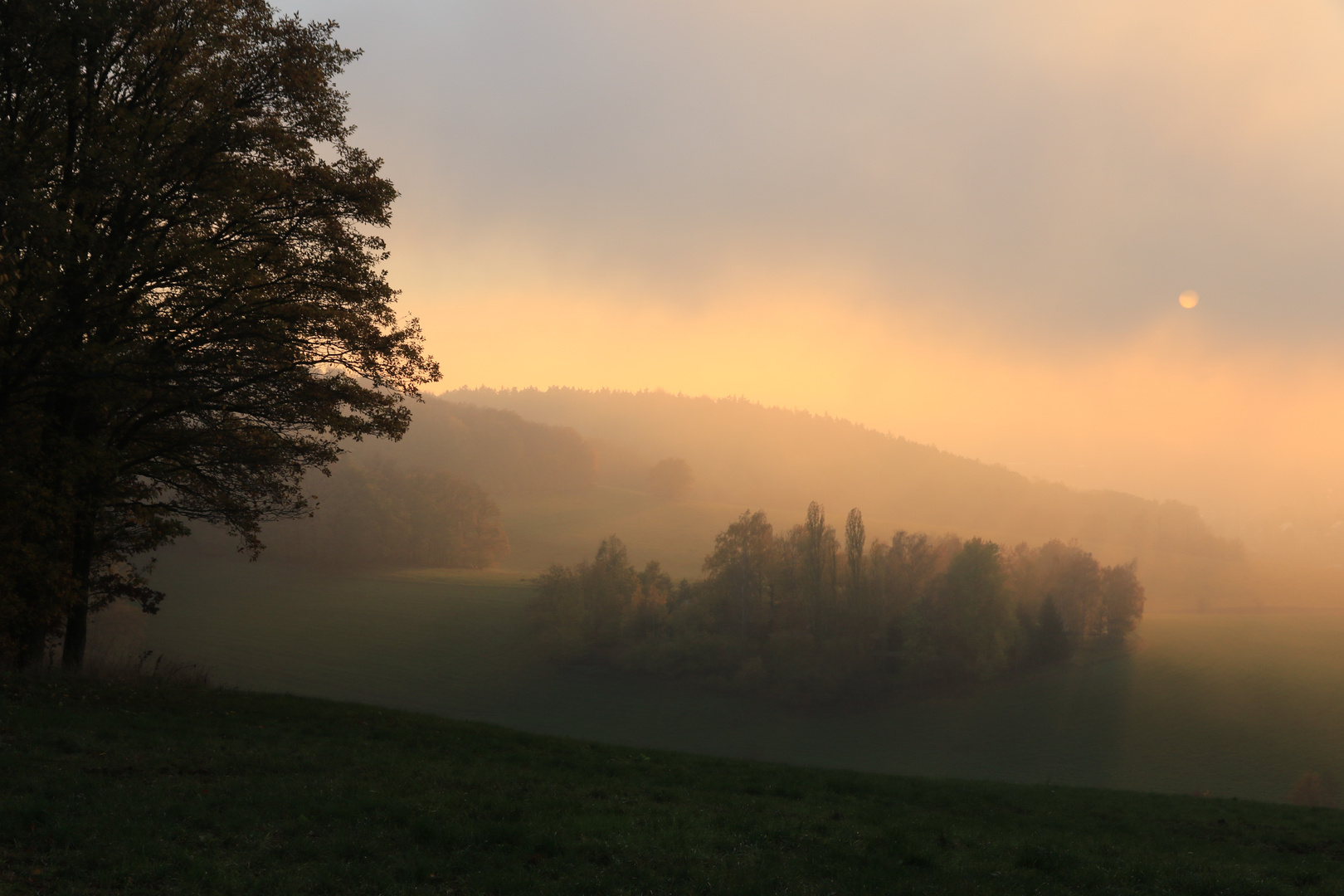 mystischer Herbstabend