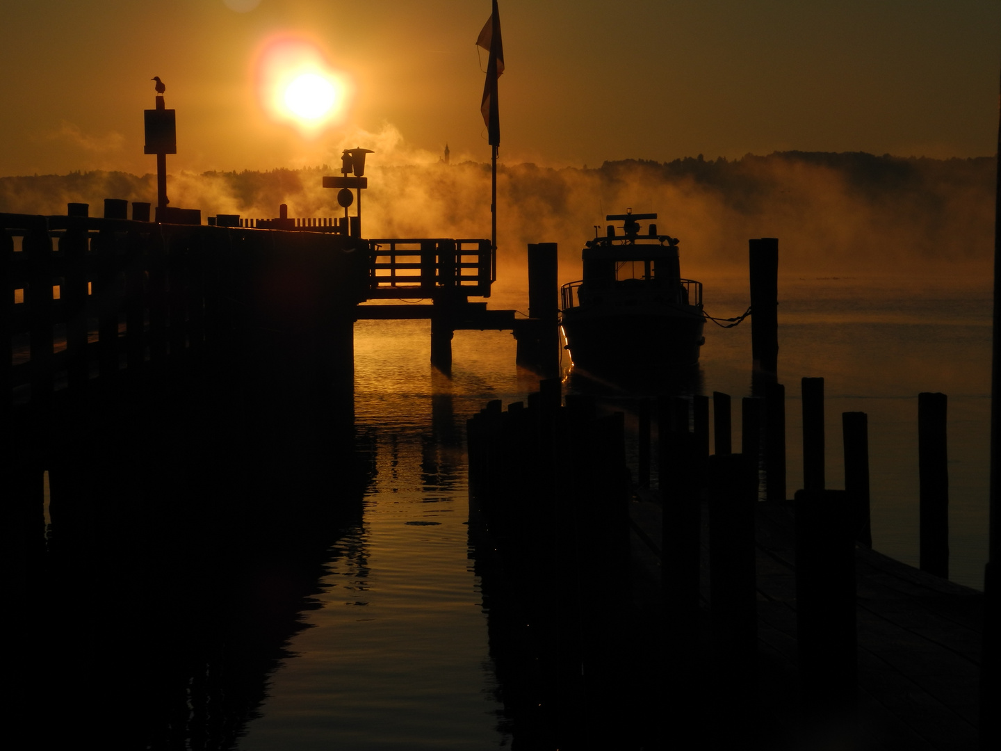 mystischer Sonnenaufgang