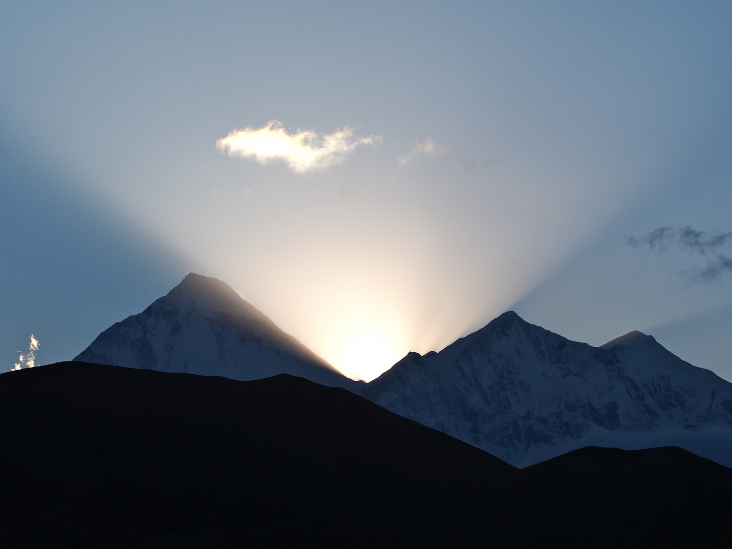 Mystischer Sonnenuntergang