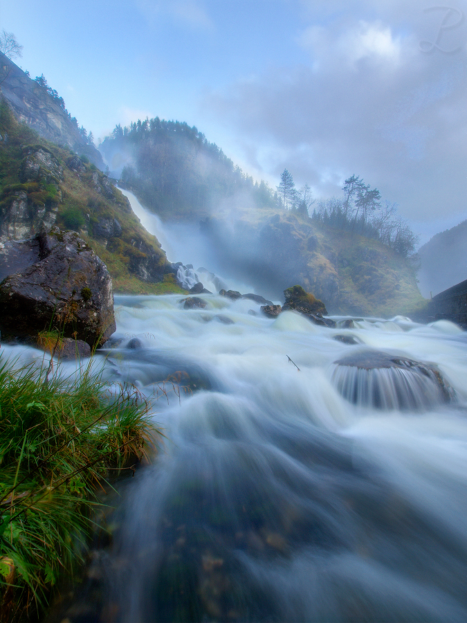 Mystischer Wasserfall