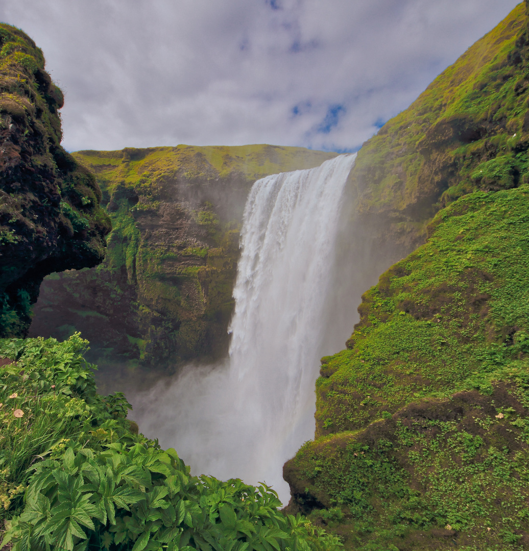 Mystisches Island - Skógafoss  (2)