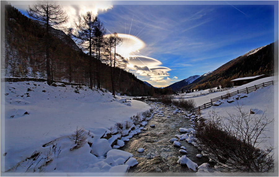 mystisches Wolkenspiel über Prettau