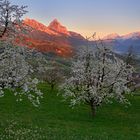 Mythen Alpenglühen