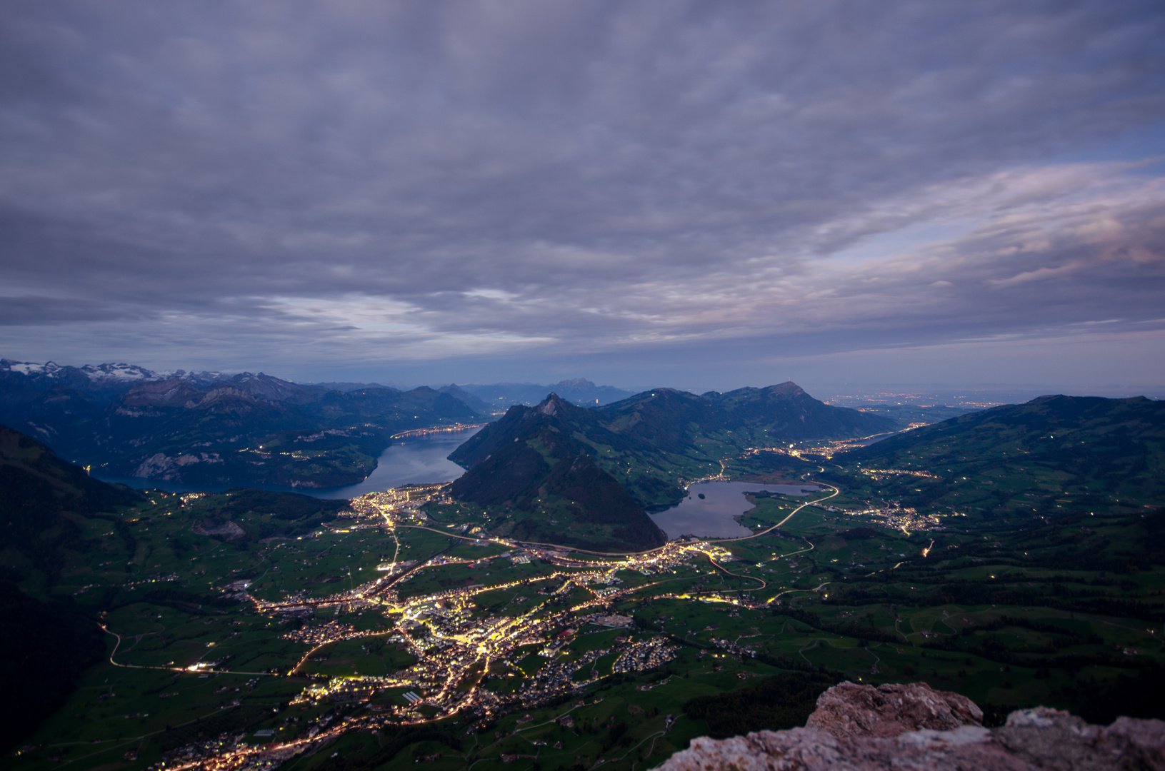 Mythen, Blick Richtung Schwyz, Brunnen