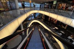 MyZeil in Frankfurt - die lange Rolltreppe