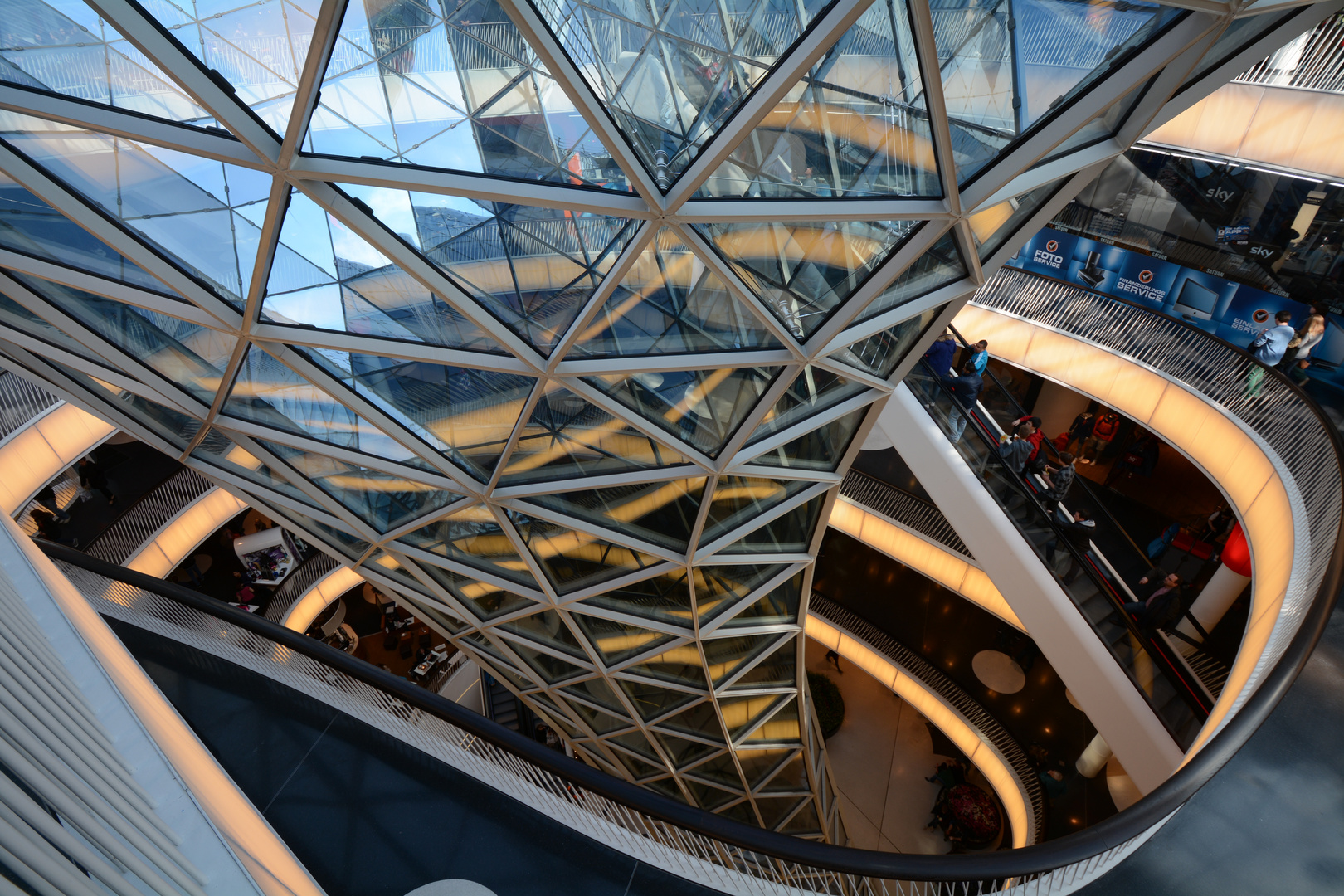 MyZeil in Frankfurt - Ebenen