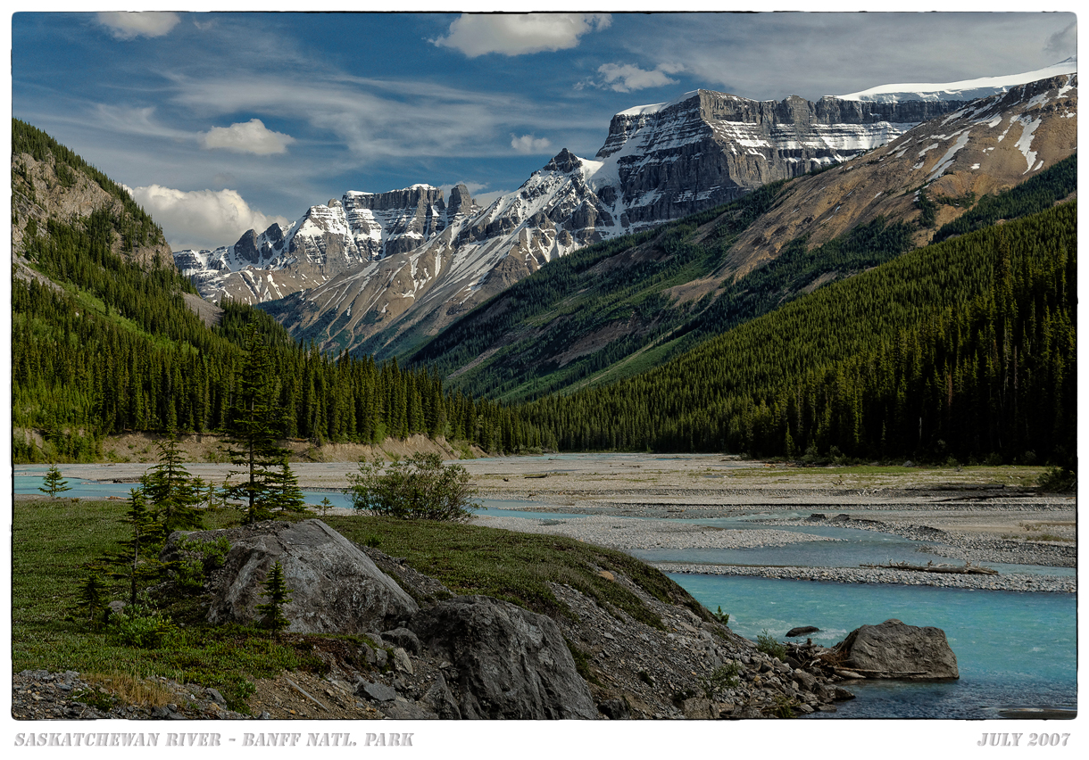 N. Saskatchewan River in Banff N.P.