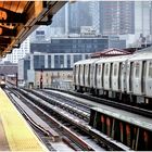 N Trains in the Rain