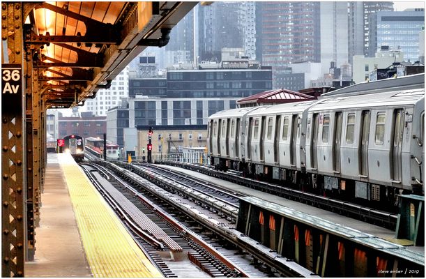 N Trains in the Rain 