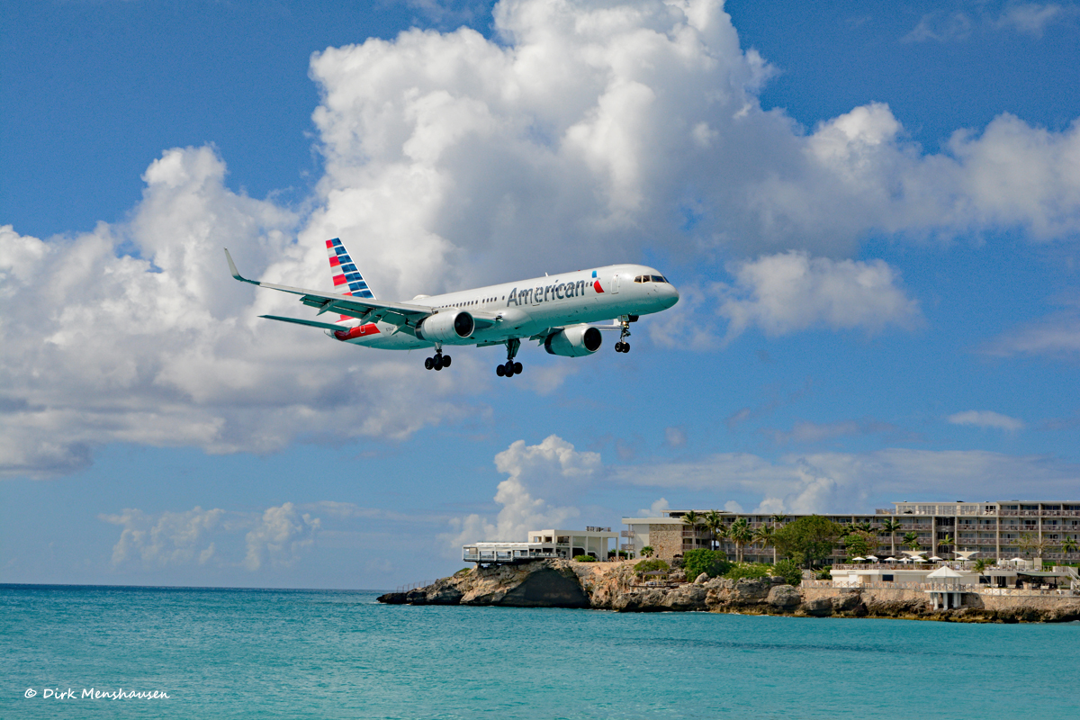 N194AA (Boeing 757-223) American Airlines | [SXM] Maho Beach