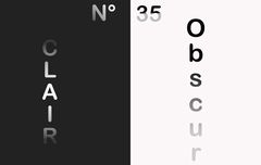 N°35 Clair/obscur 