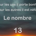 N°37 Le nombre 13 