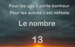 N°37 Le nombre 13 