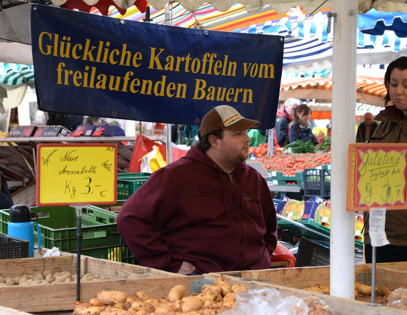 Na ja...wenn wenigstens die Kartoffeln glücklich sind